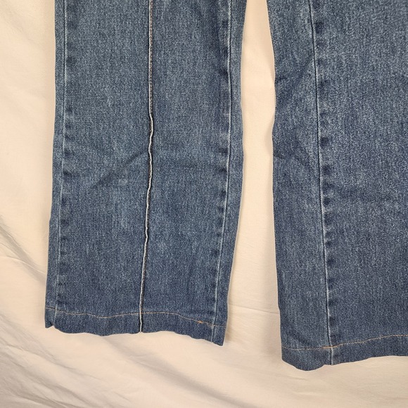 Sezane Blue Flare Jeans - Picture 5 of 8